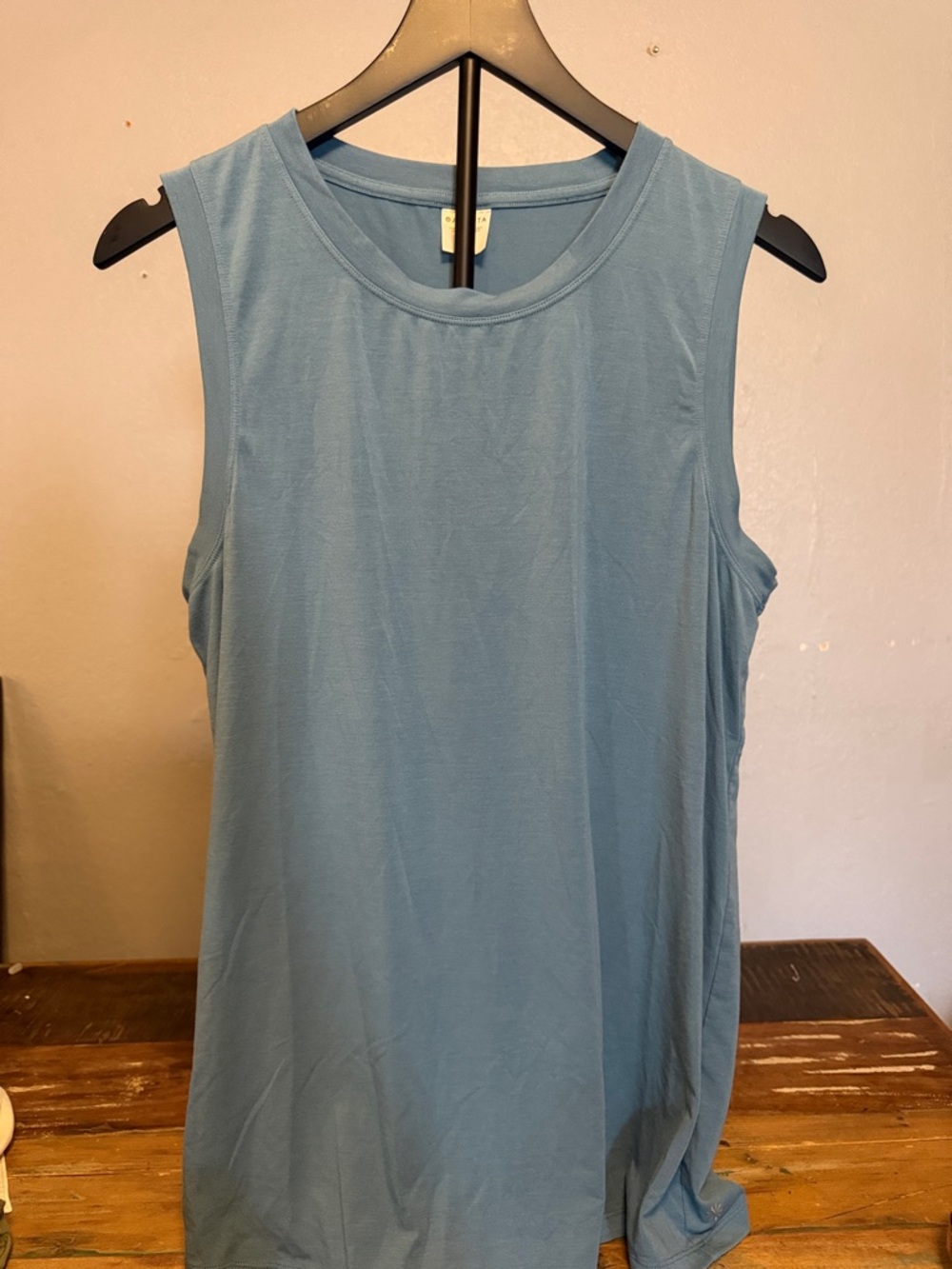 Athleta Dusty Blue Muscle Tank Top